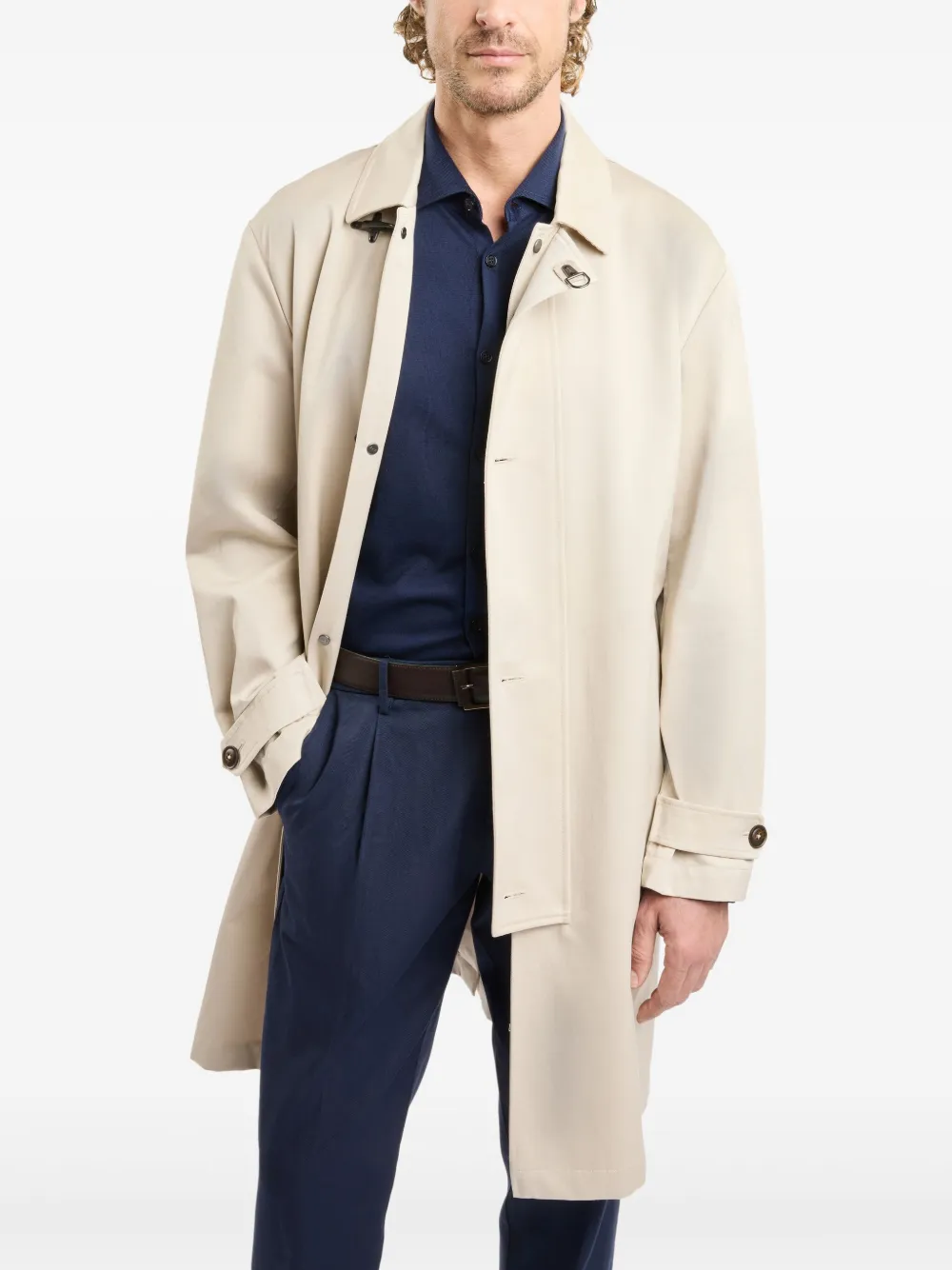  Fay Morning Raincoat - Neutrals 