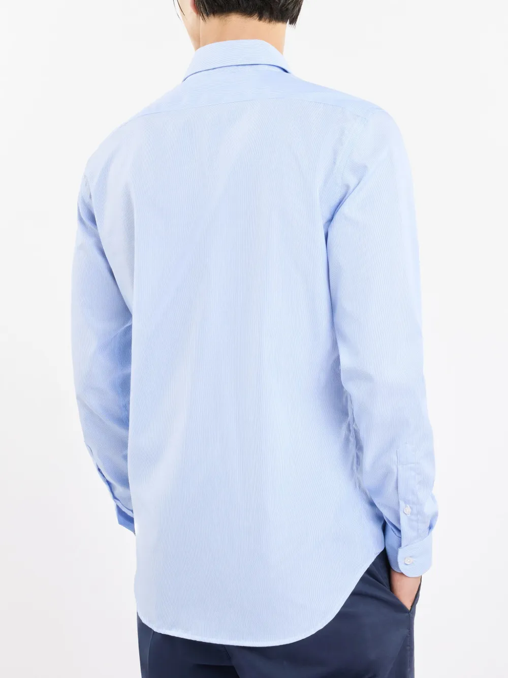 Fay Gestreept overhemd Blauw
