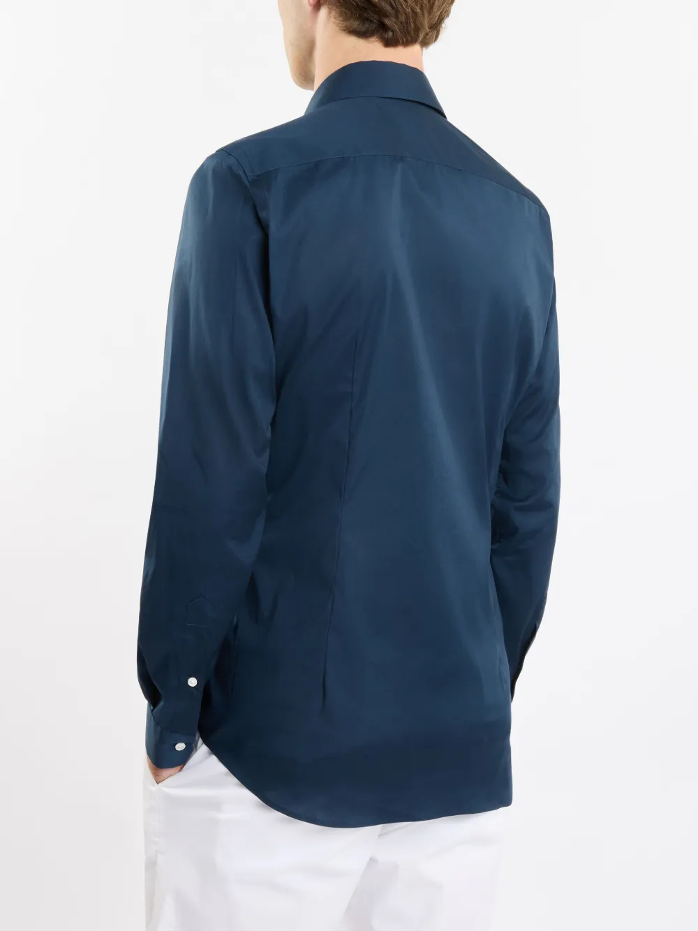 Fay Katoenen overhemd Blauw