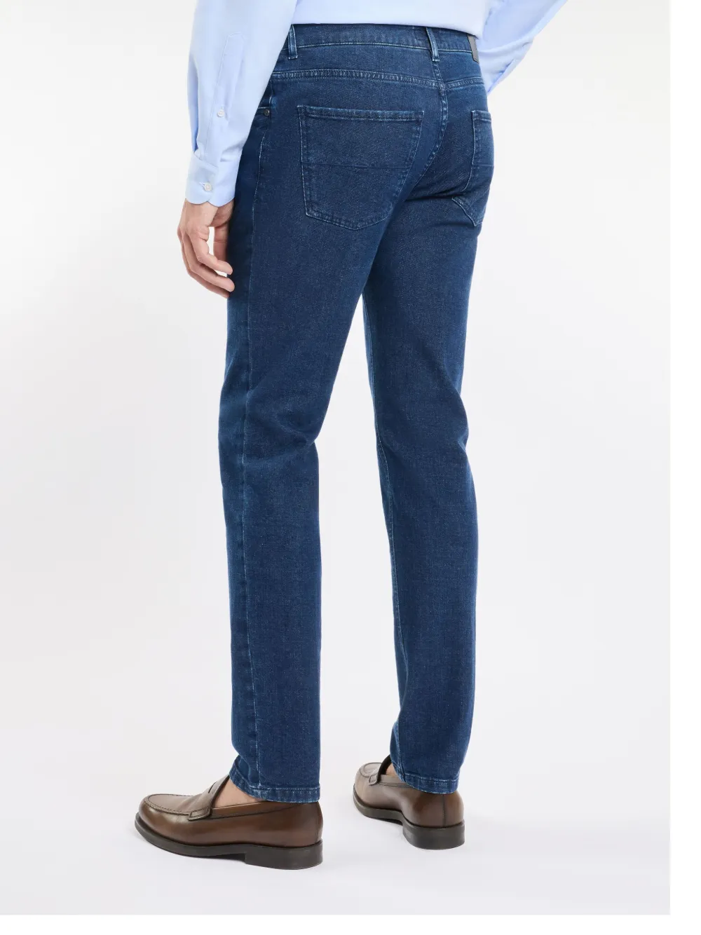Fay Jeans met vijf zakken Blauw