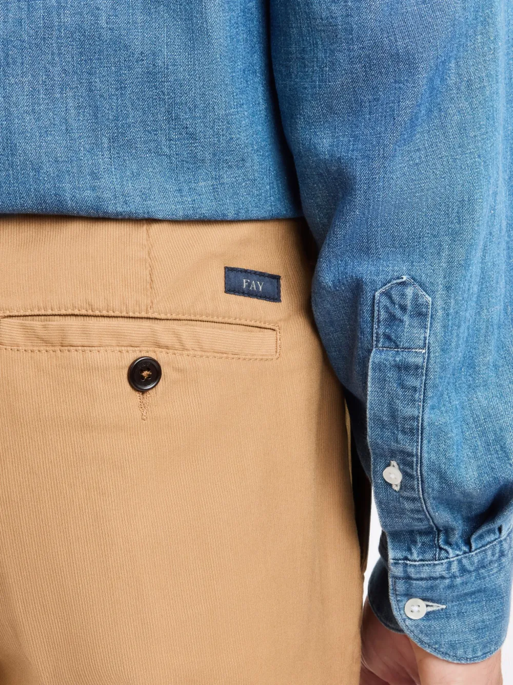 Fay Chino shorts Beige