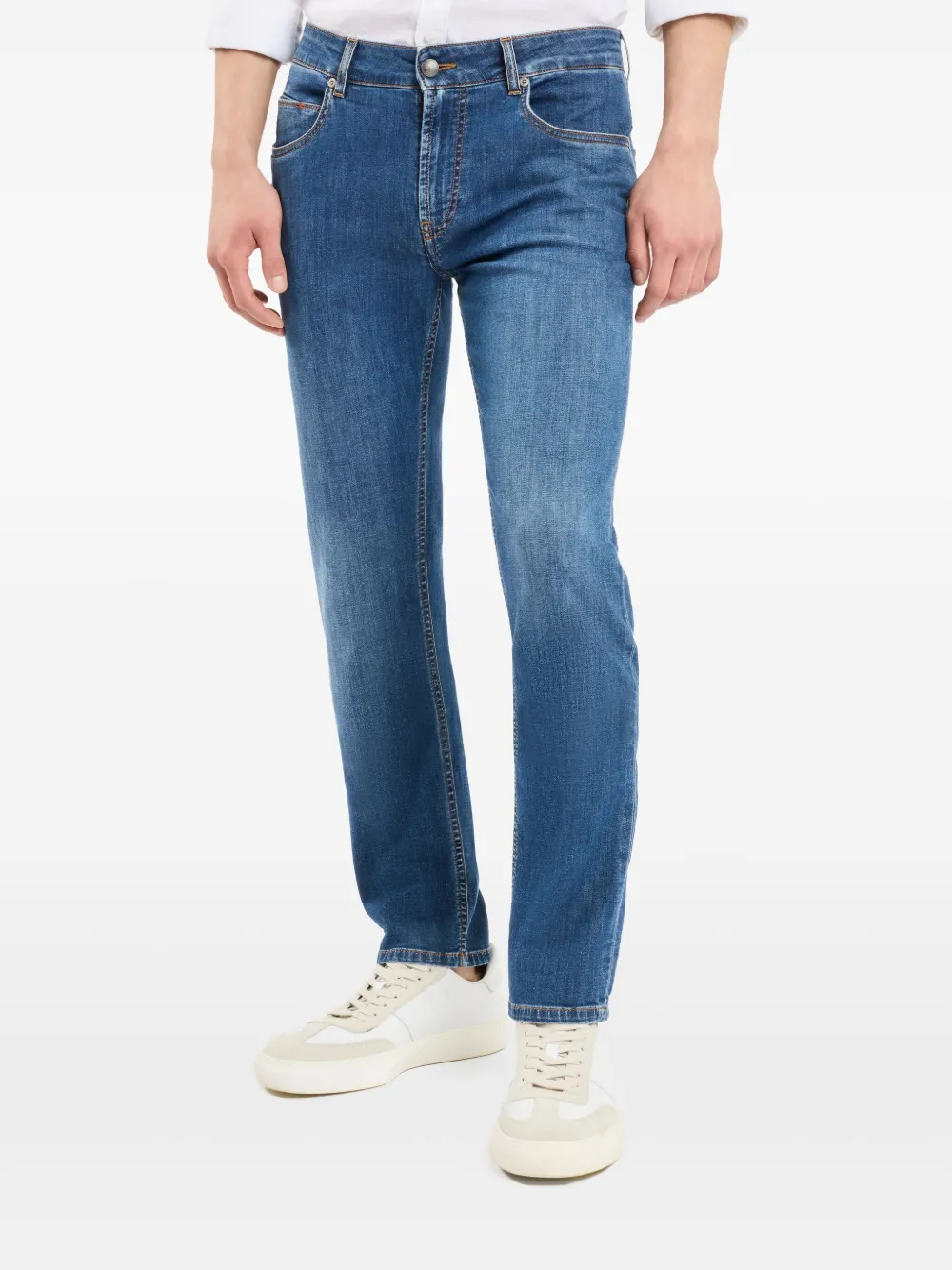 Fay Slim-fit jeans Blauw