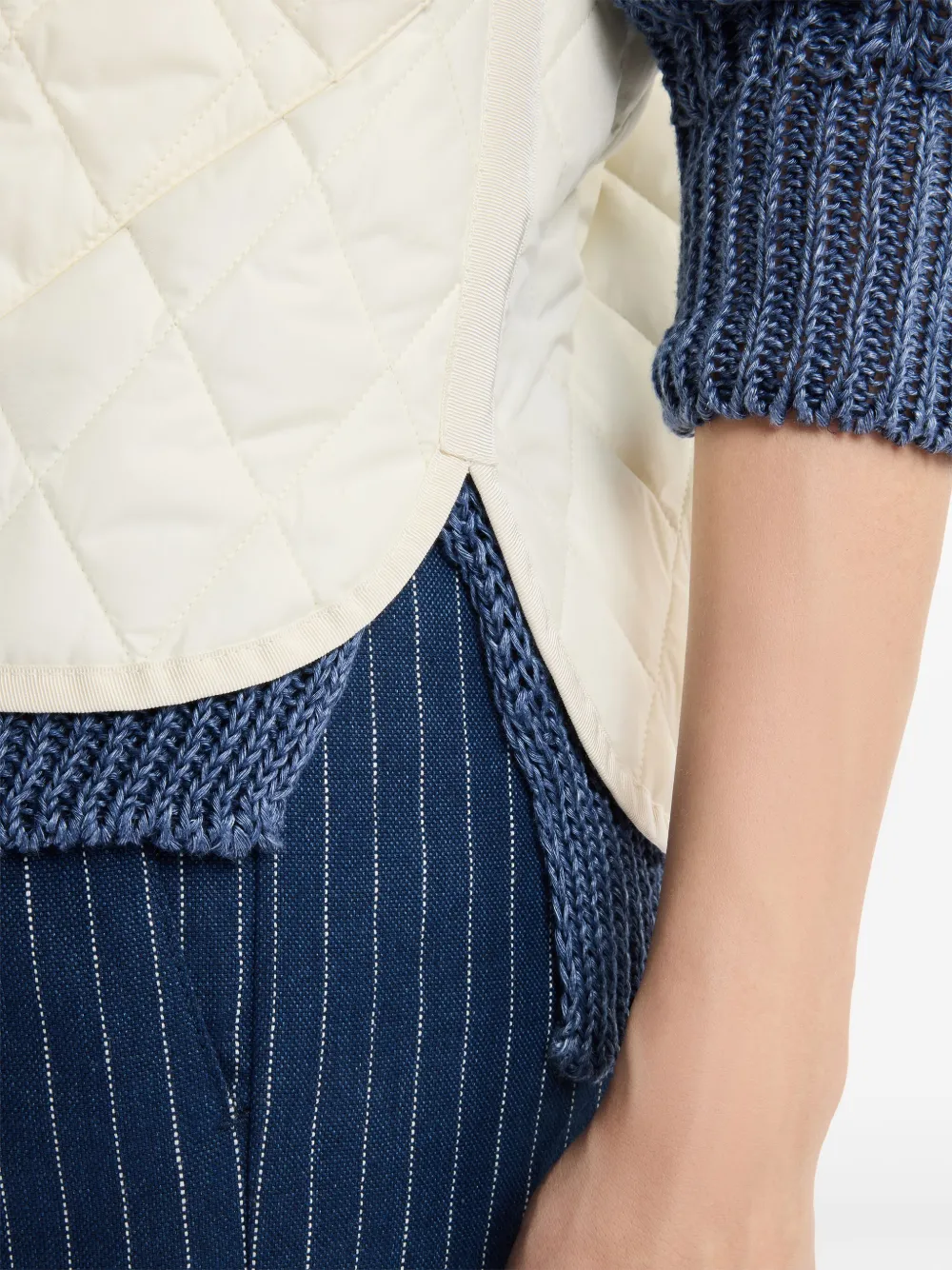 Fay Gewatteerde bodywarmer Wit