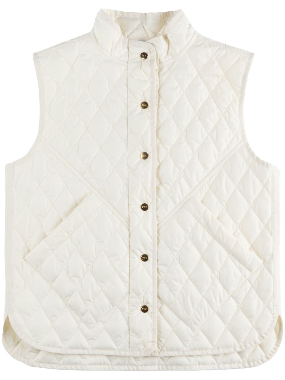 Fay Gewatteerde bodywarmer Wit