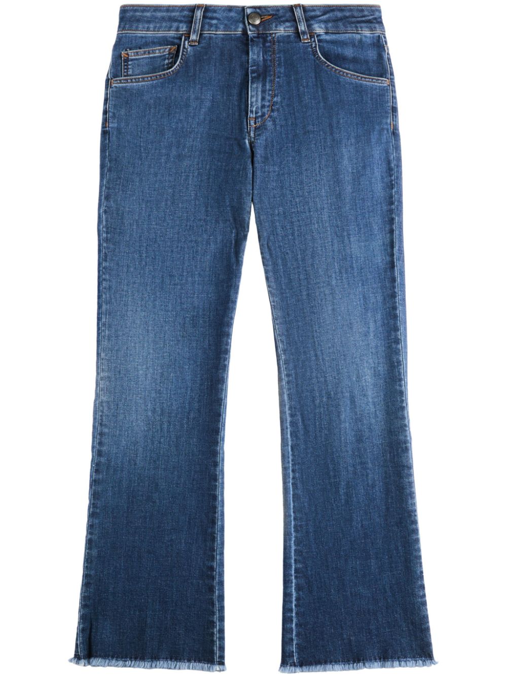 Fay Cropped jeans Blauw