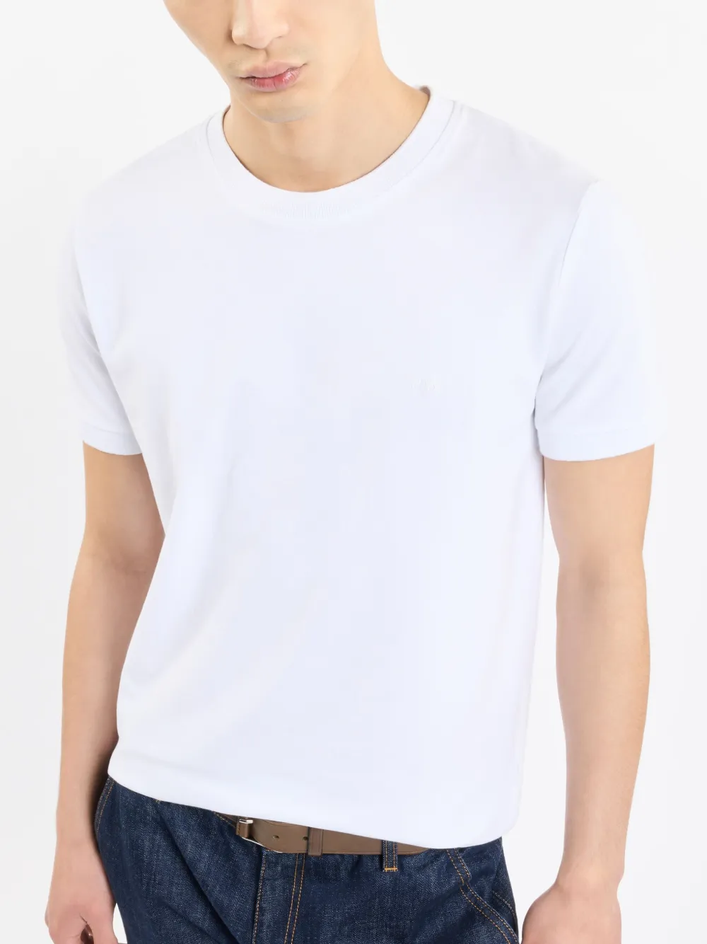Fay Piqué T-shirt Wit