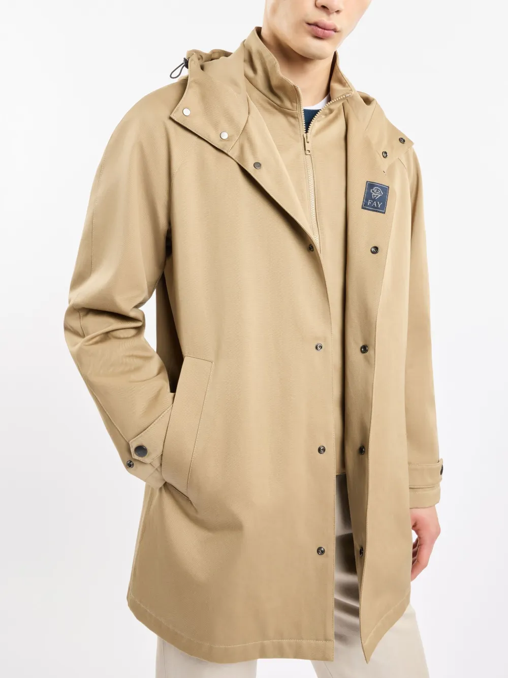 Fay Morning parka Beige