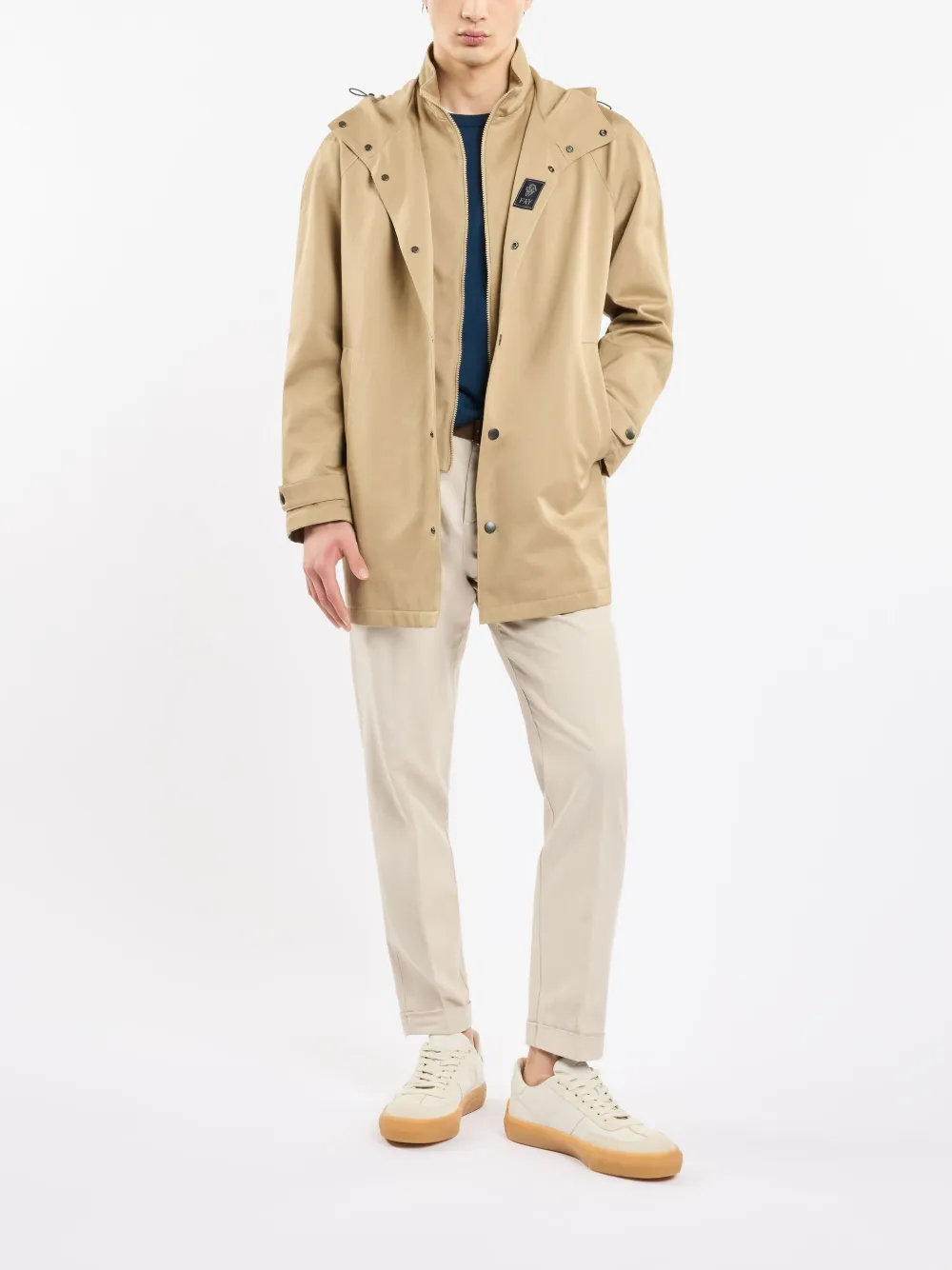 Fay Morning parka Beige