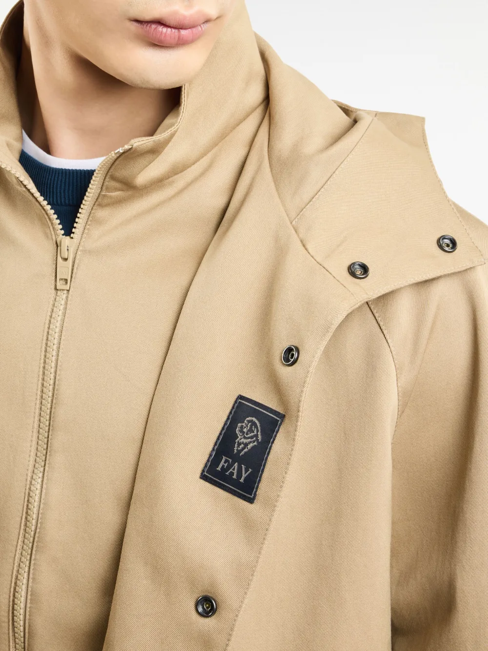 Fay Morning parka Beige