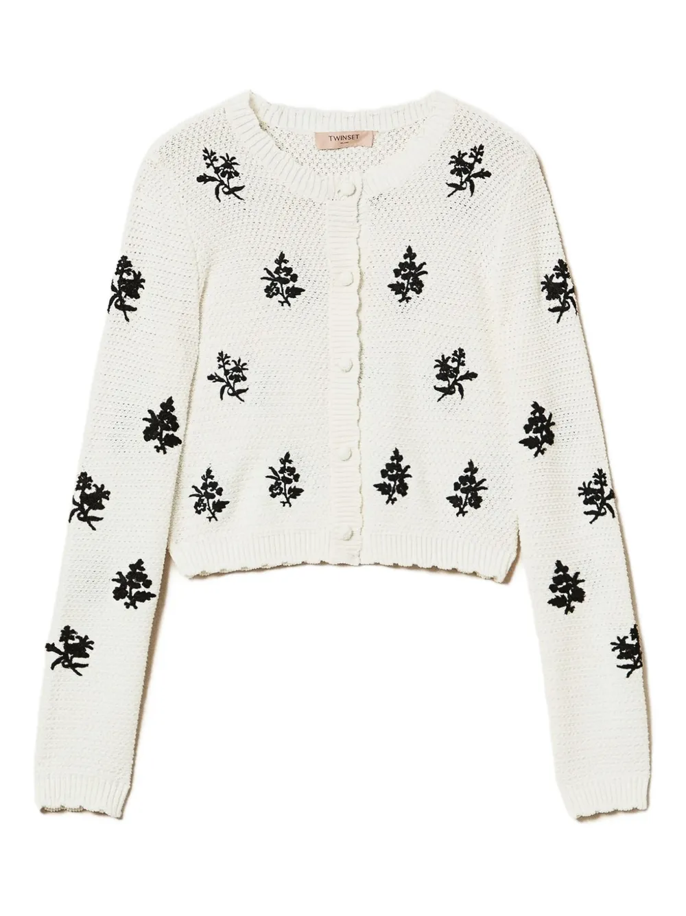 TWINSET Vest met borduurwerk Wit