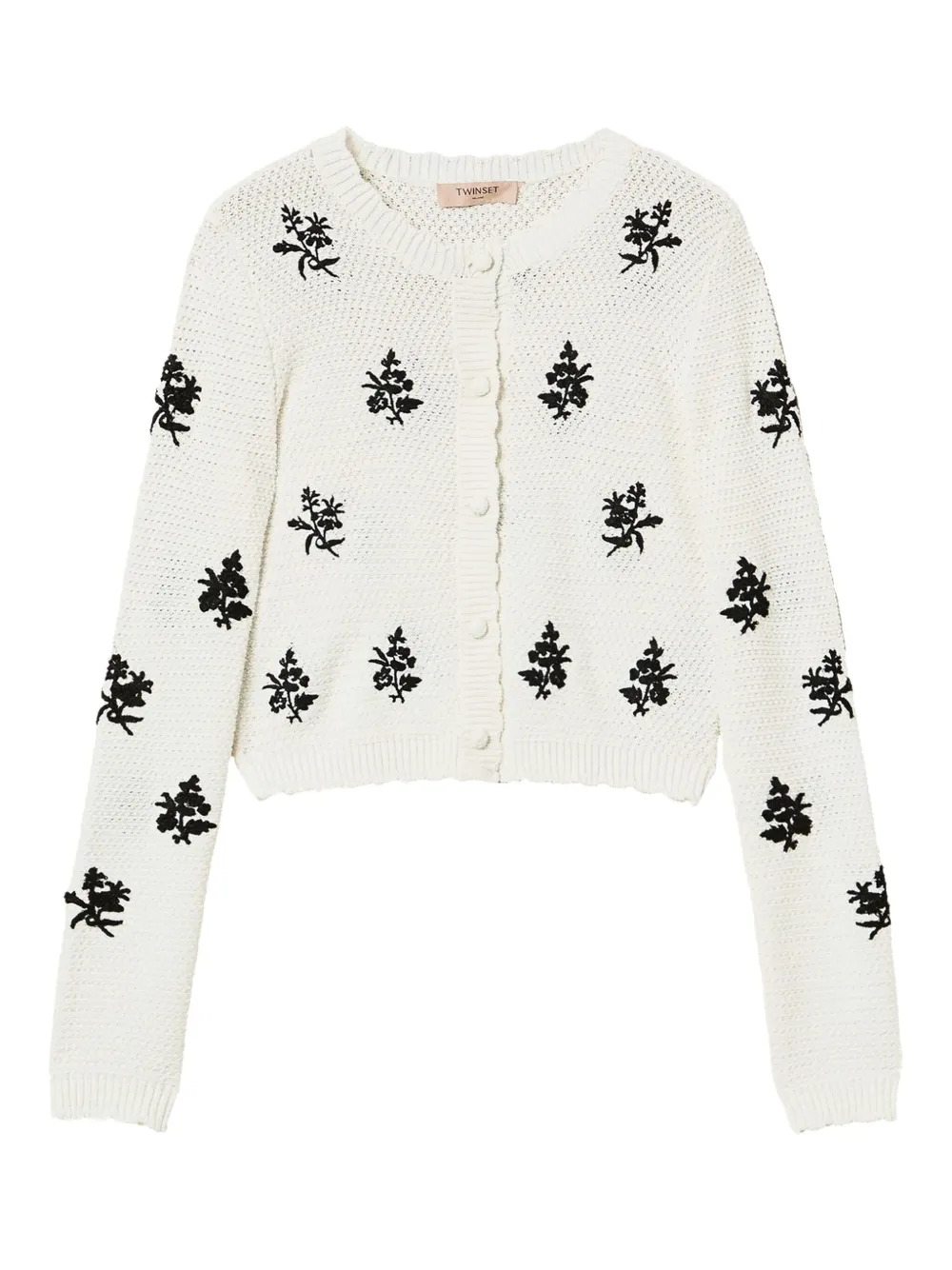 TWINSET Vest met borduurwerk Wit