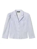 TWINSET pinstriped button-up shirt - Blue