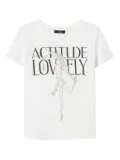 TWINSET graphic-print T-shirt - White