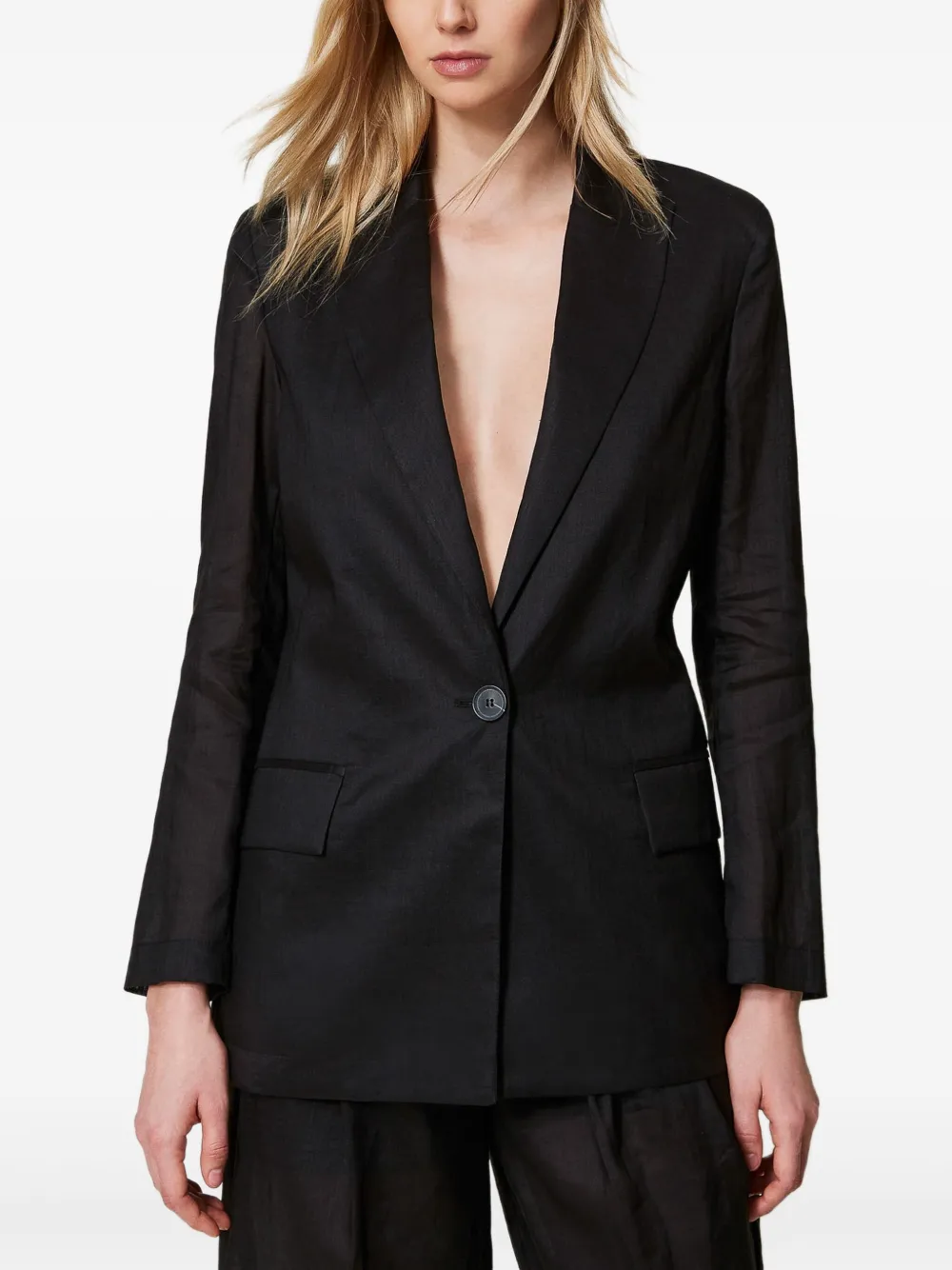 TWINSET WOVEN BLAZER 