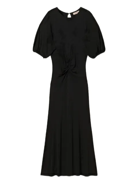 TWINSET vestido midi con mangas farol