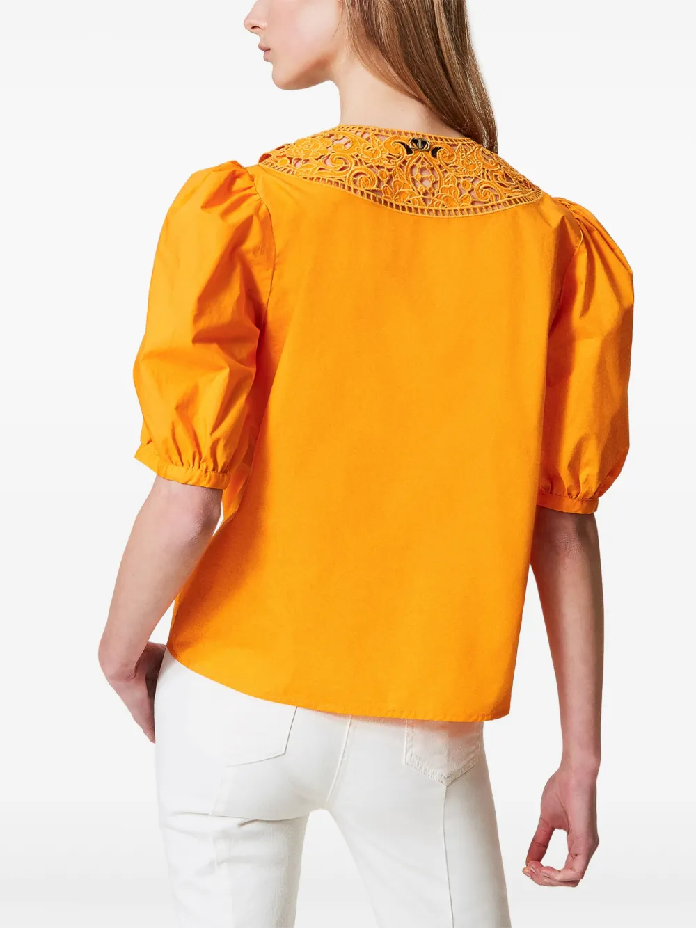 TWINSET BRODERIE-ANGLAISE BLOUSE 