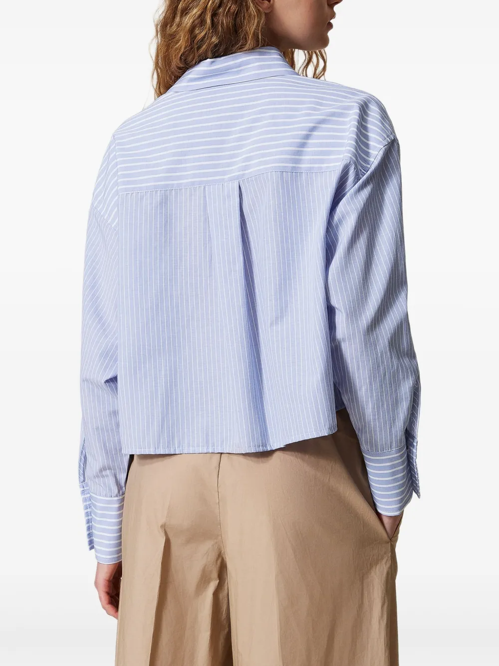 TWINSET Gestreept shirt Blauw