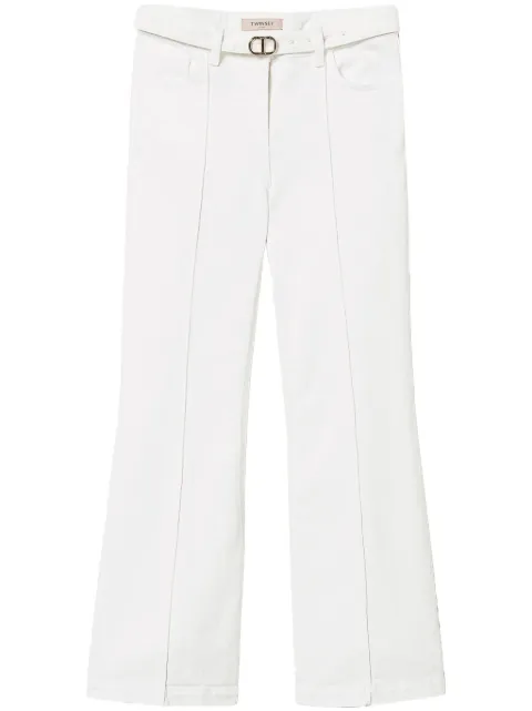 TWINSET belted trousers