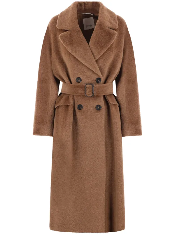 S Max Mara Eugenio Coat | Brown | FARFETCH ID