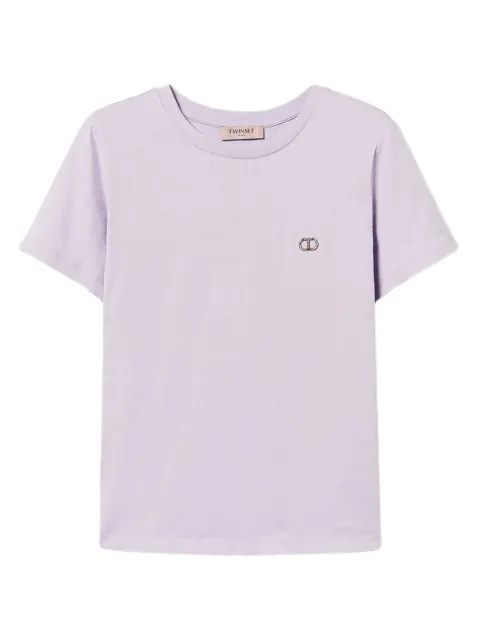 TWINSET logo-plaque T-shirt