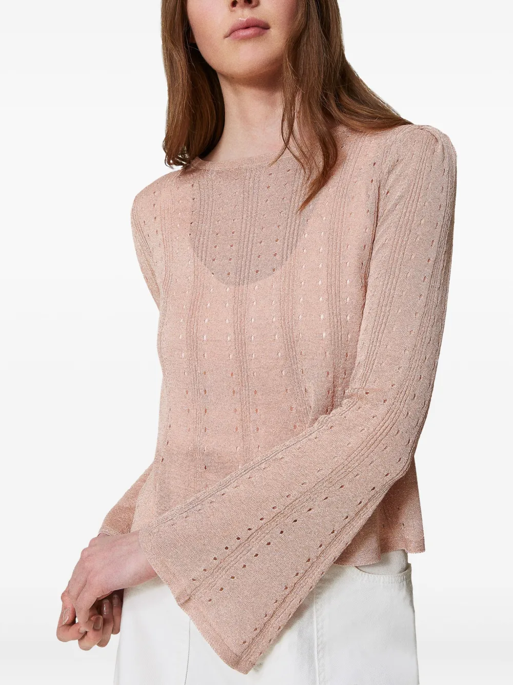 TWINSET OPEN-KNIT CARDIGAN