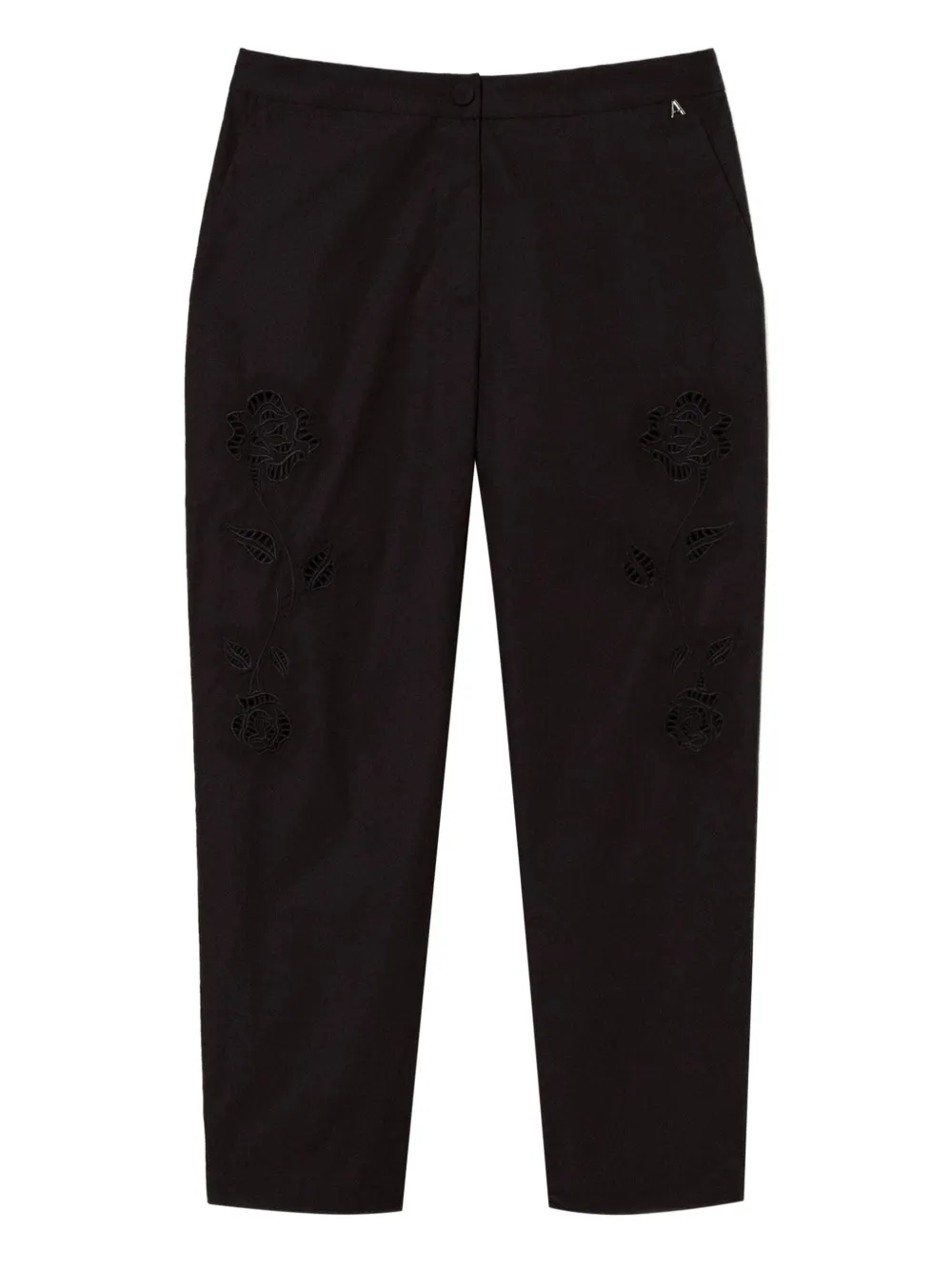 TWINSET broderie-anglaise trousers | Black | Image 1