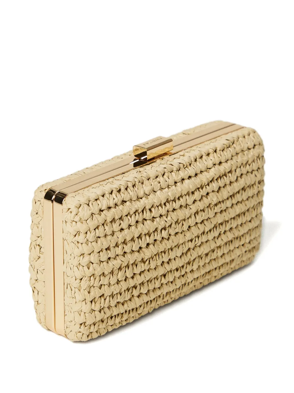 TWINSET Shopper verfraaid met logo Beige
