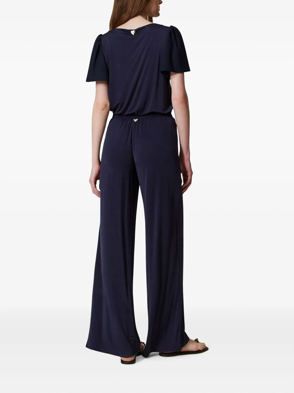 TWINSET Fijngebreide broek Blauw