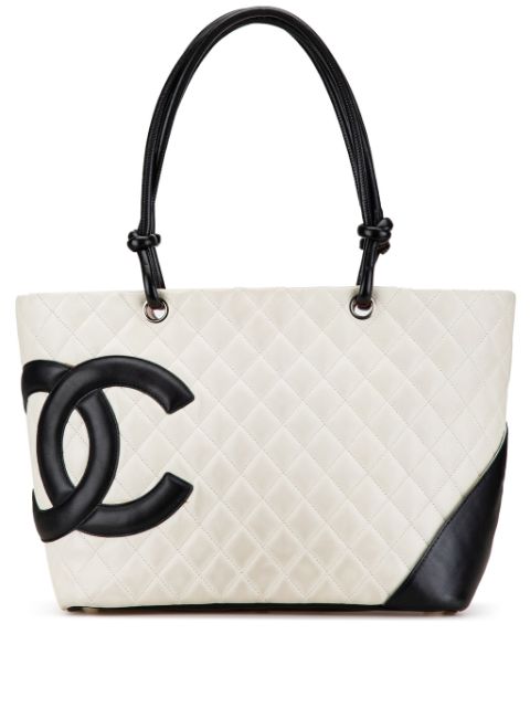 CHANEL 2004-2005 Large Cambon Ligne tote bag Women