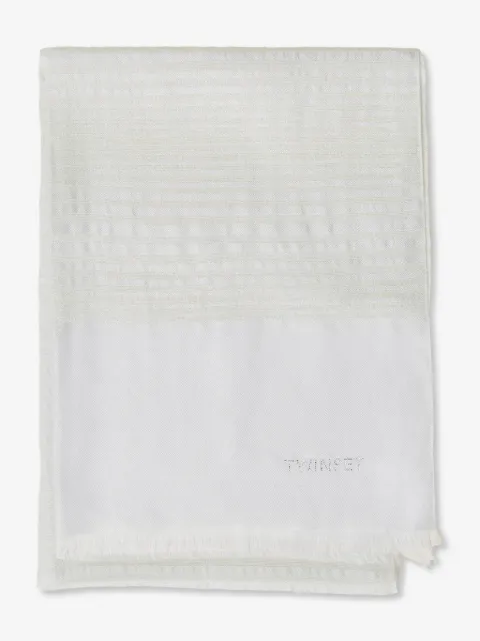 TWINSET 텍스처 위브 스카프