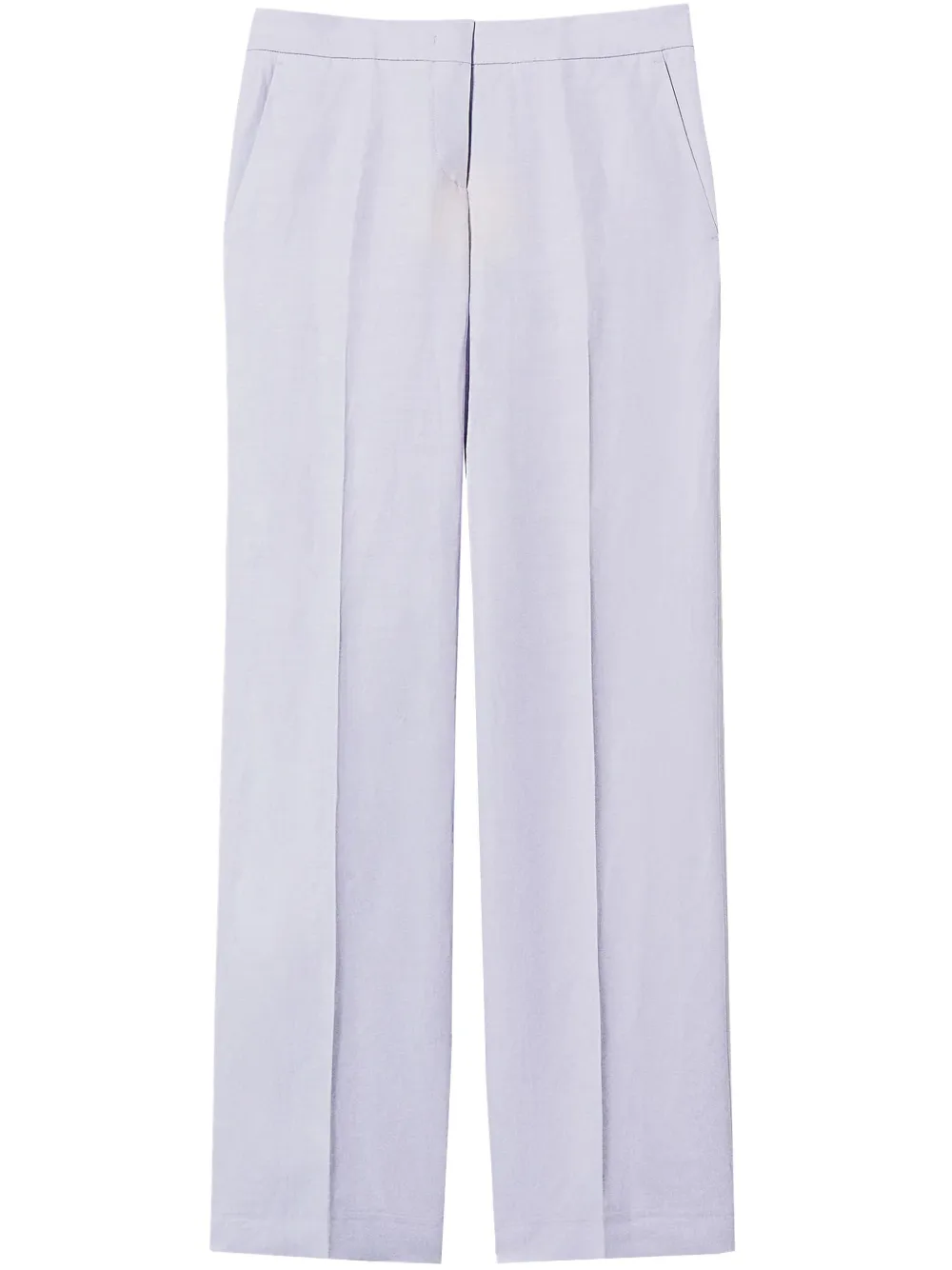 TWINSET linen-blend trousers | Purple | Image 1