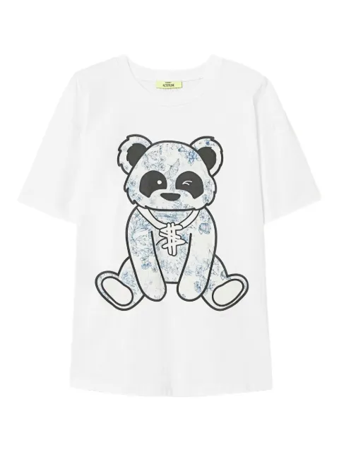TWINSET playera con motivo Bear