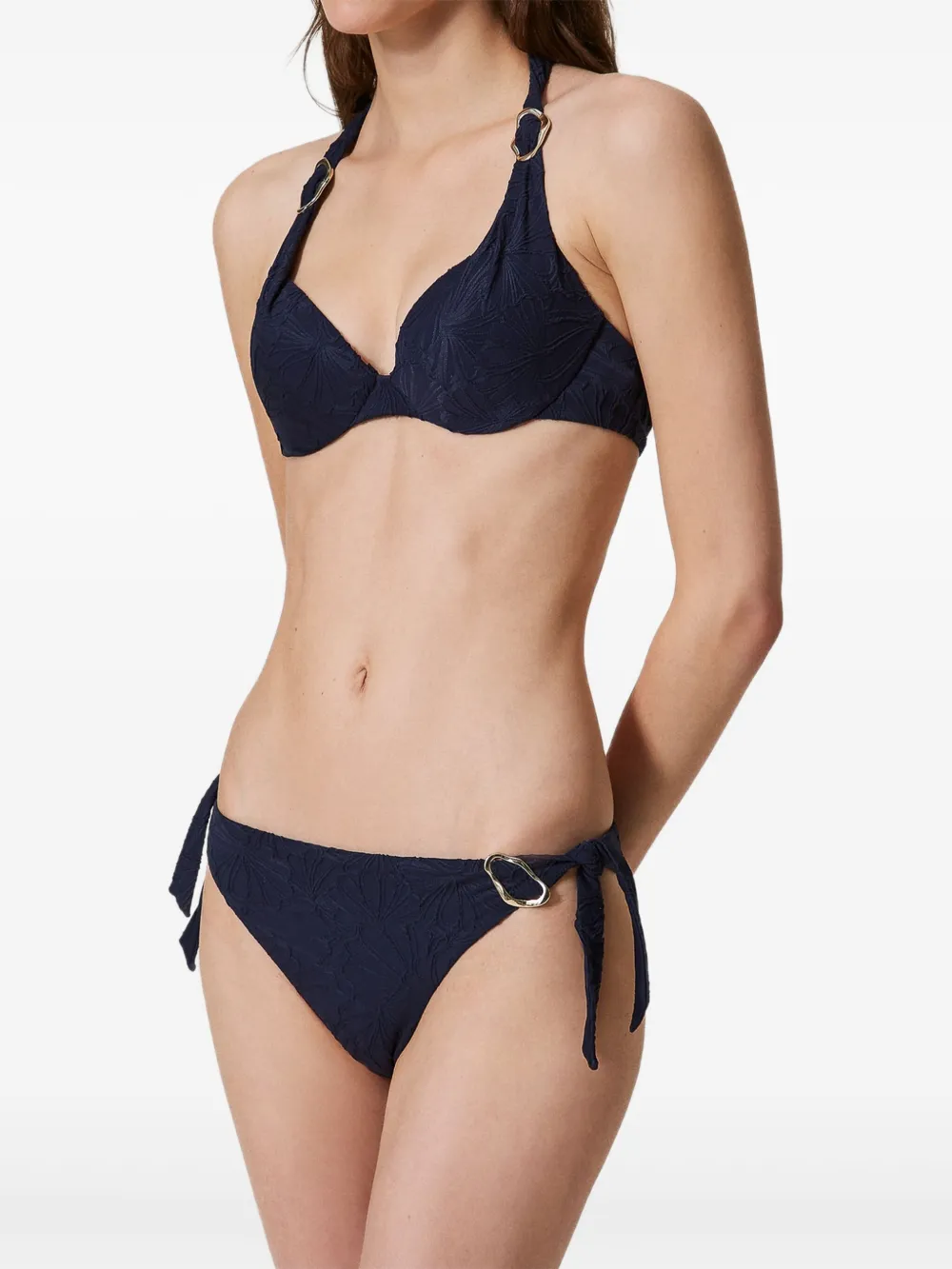 TWINSET textured tie-side bikini bottom | Bikinis | Image 2
