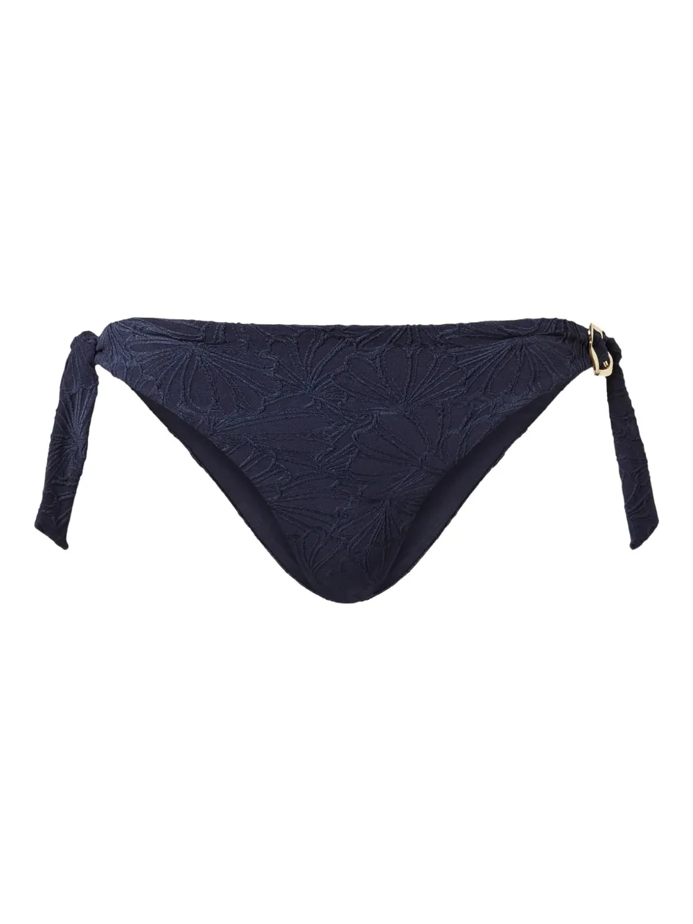 TWINSET textured tie-side bikini bottom | Blue | Image 1