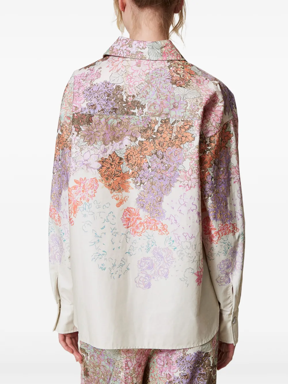 TWINSET Blouse met bloemenprint Wit