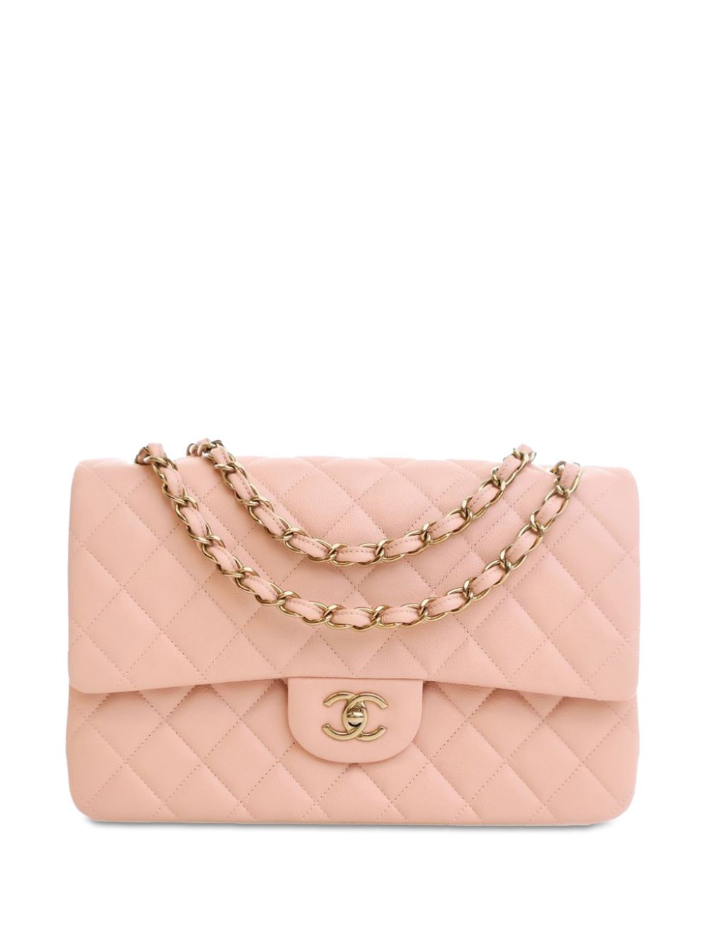 CHANEL 2021-2024 Jumbo Classic Caviar Double Flap shoulder bag Women