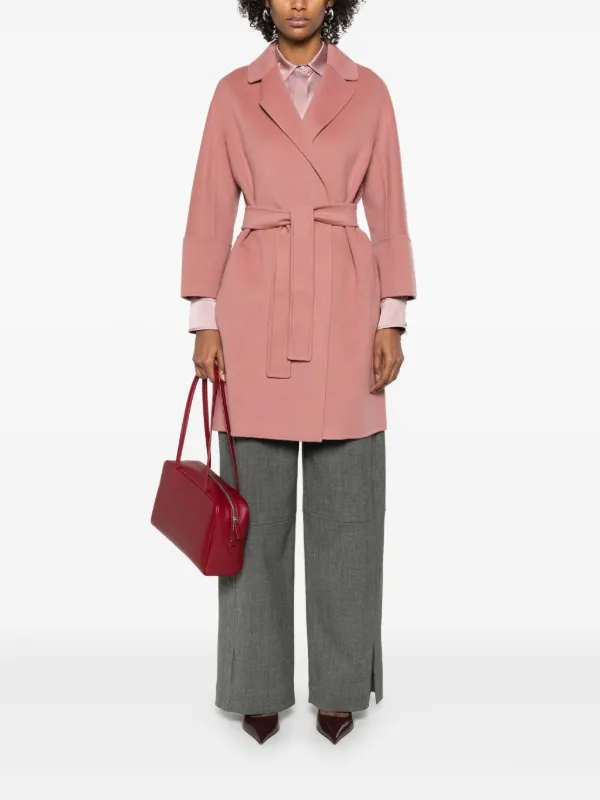 S Max Mara Arona Coat | Pink | FARFETCH