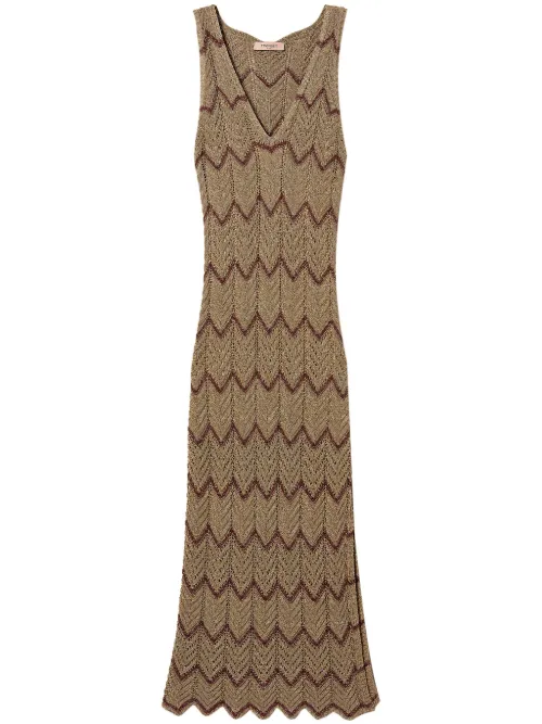 Robe courte en maille - TWINSET - Modalova