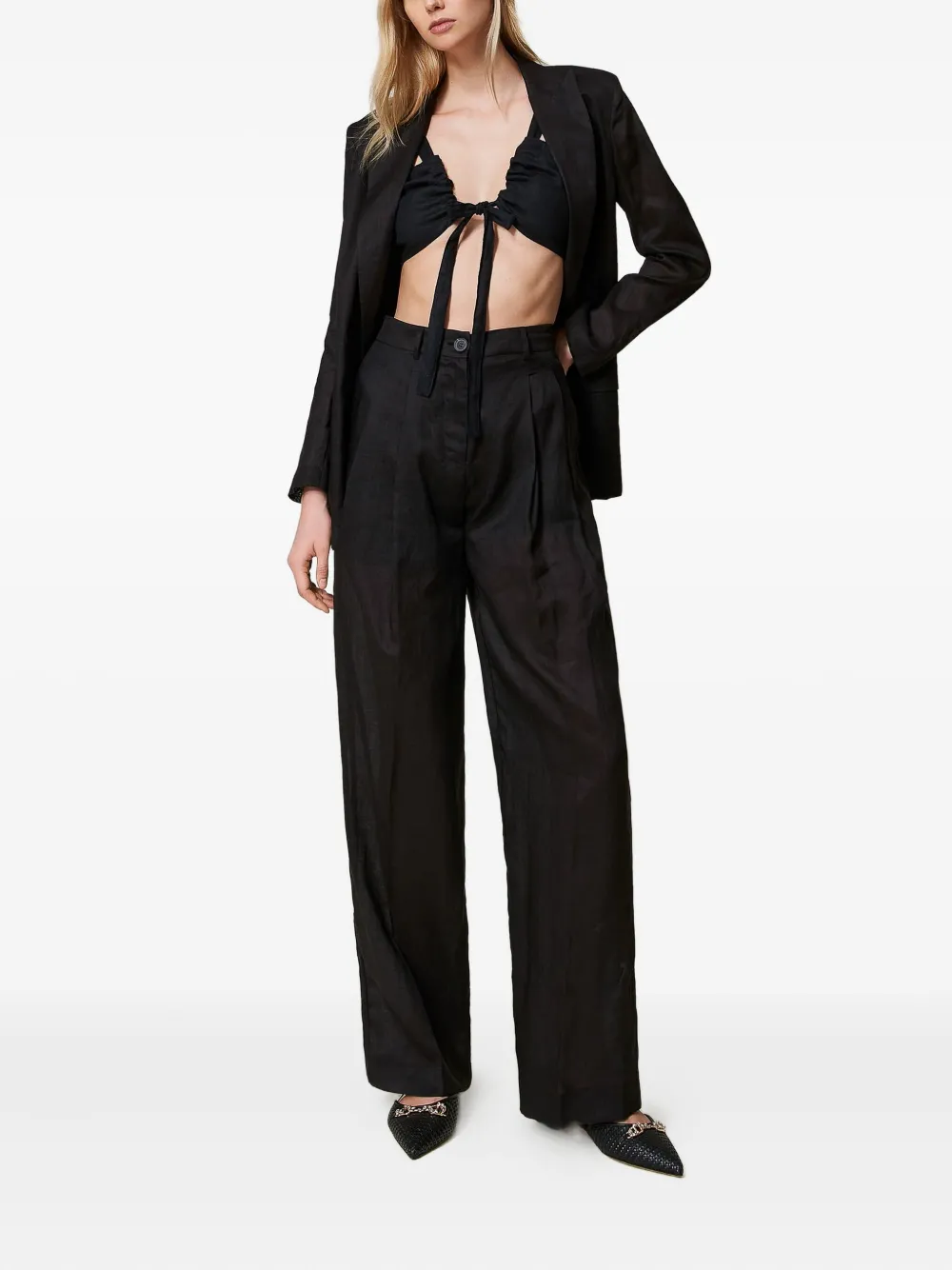 TWINSET pleated tailored trousers | Slacks | Image 2