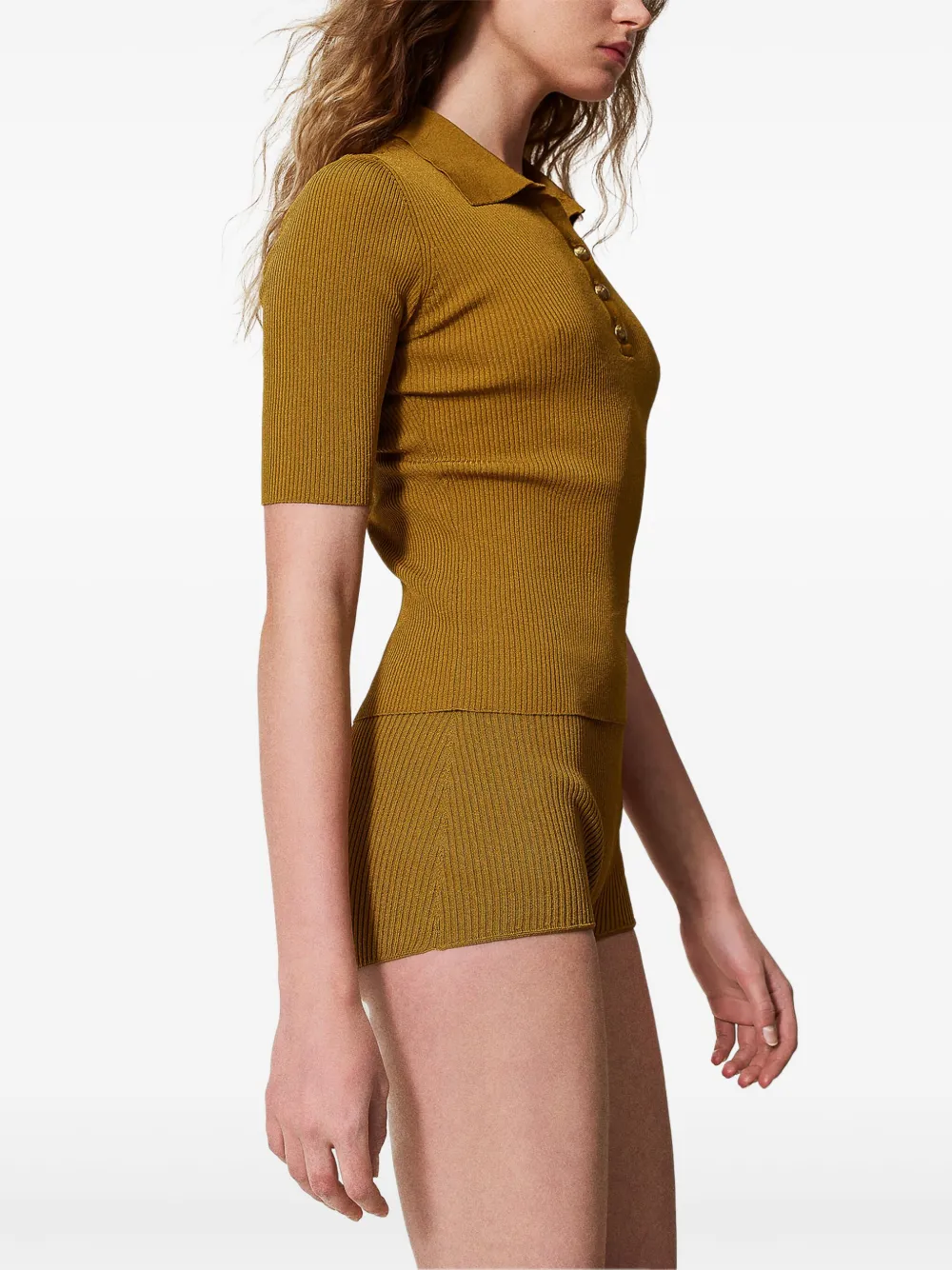 TWINSET Gebreide shorts Groen