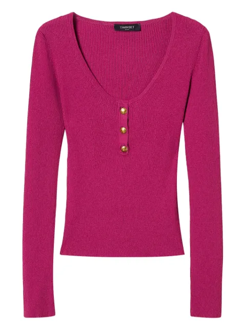 TWINSET — ribbed-knit jumper
