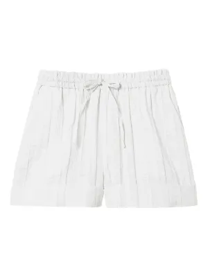 ショートパンツ TWIN SET 'Oval T' shorts White 251TP2593 TWINSET Milano