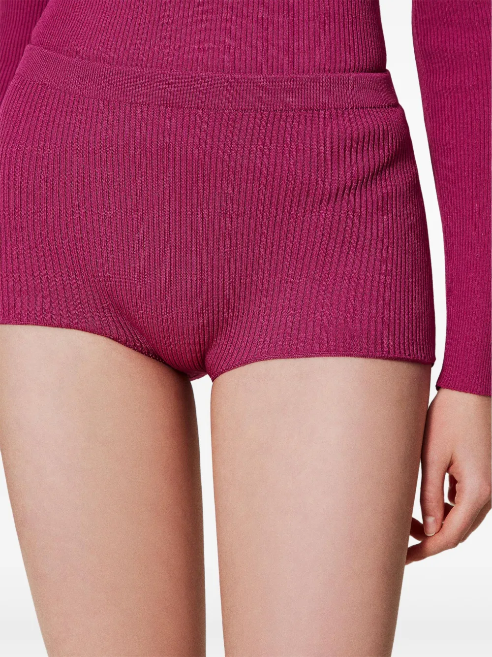 TWINSET Gebreide shorts Rood