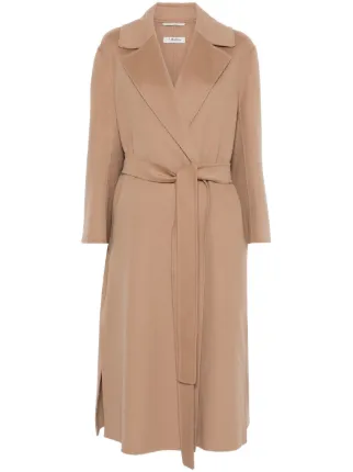 S Max Mara ロングコート　Livia coat S Max Mara Livia コート | ブラウン | FARFETCH JP