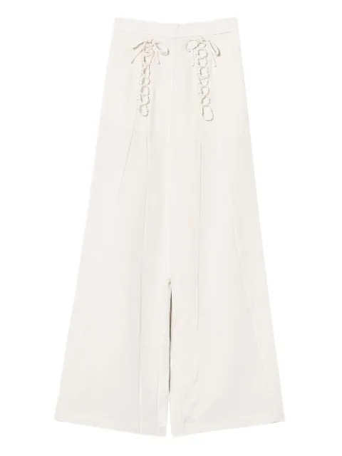 TWINSET pantalones con agujetas