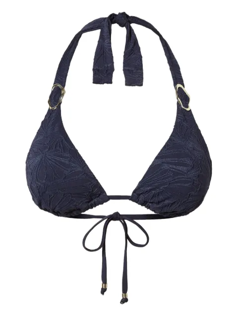 TWINSET embellished triangle bikini top