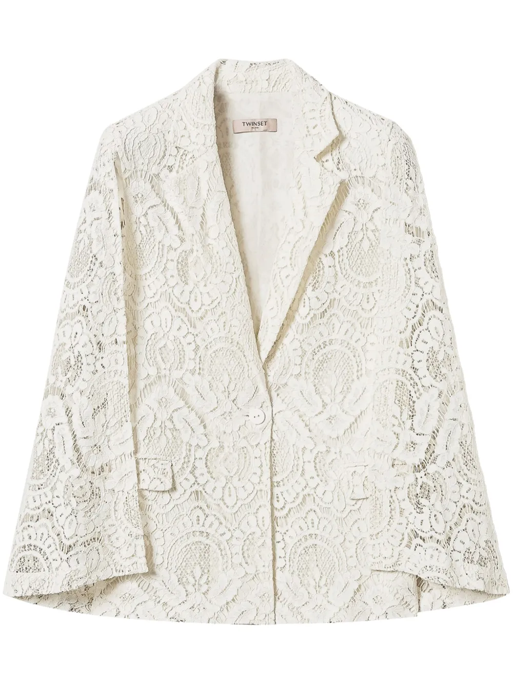 TWINSET blazer de encaje | blanco | Image 1