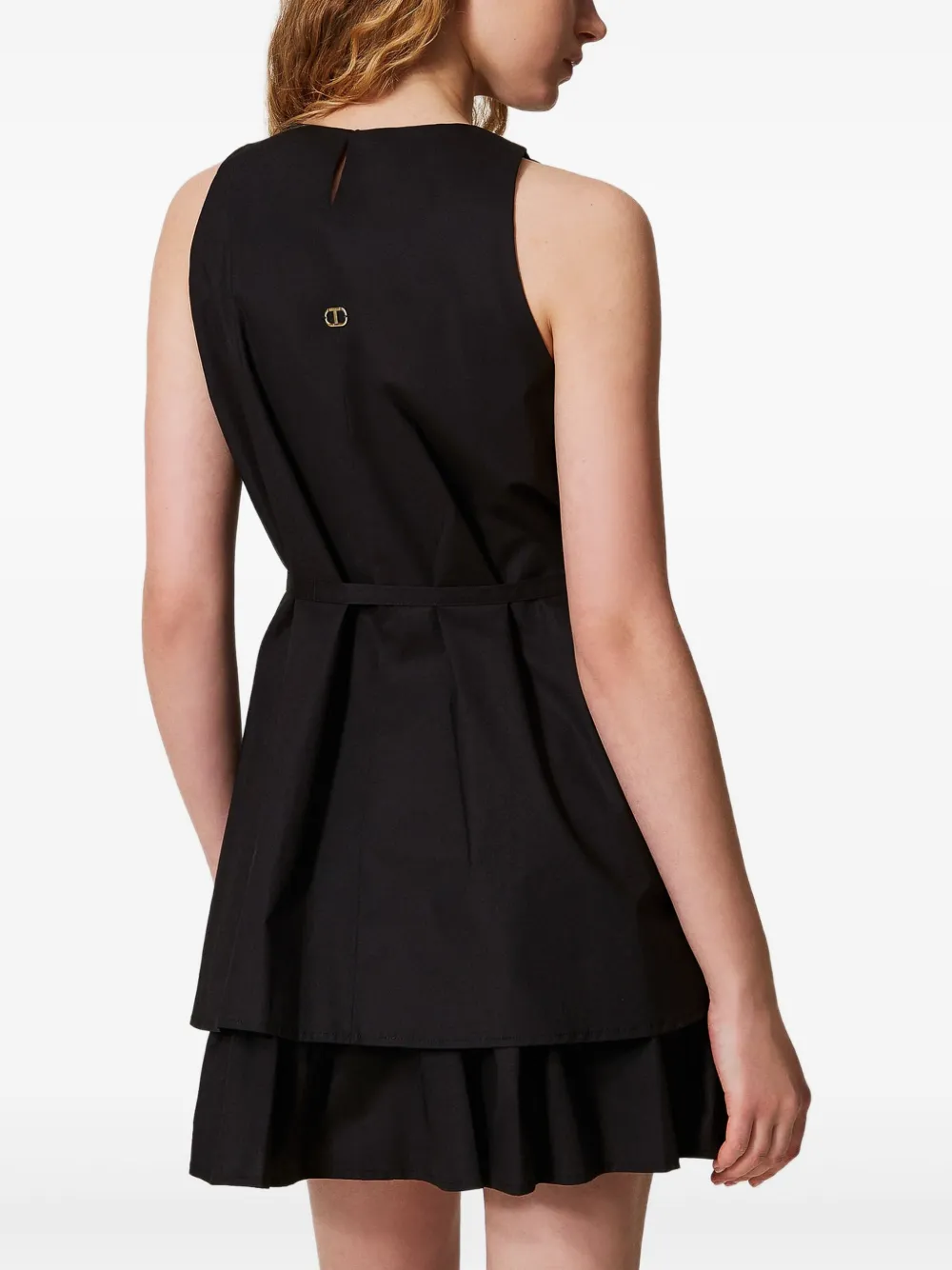 TWINSET Jurk met ceintuur Zwart