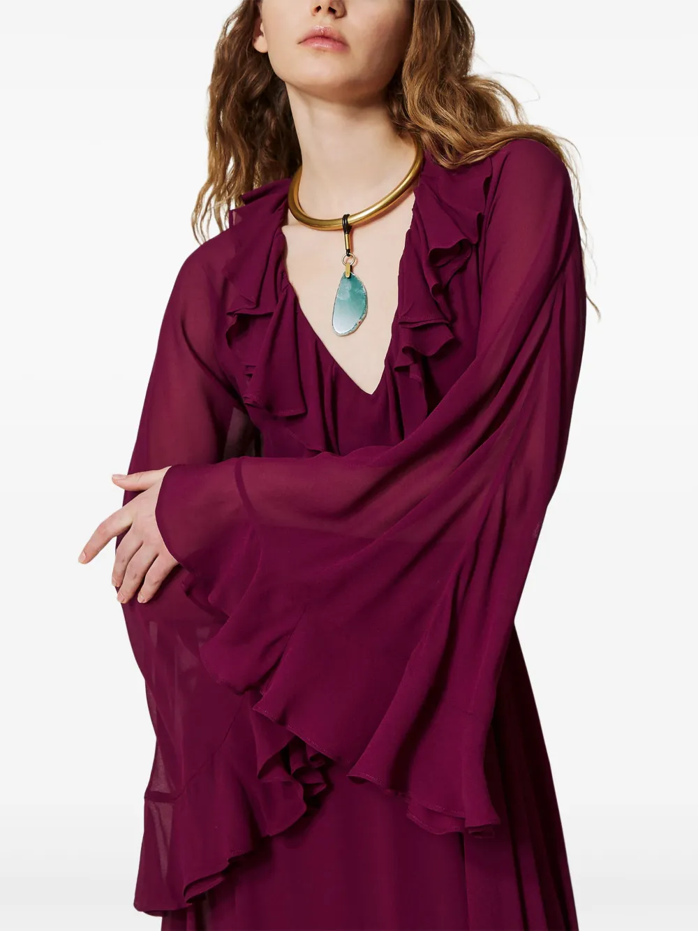 TWINSET Capri jurk Rood