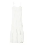 TWINSET pleated maxi dress - White
